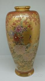 grande vaso satsuma giapponese Meiji 