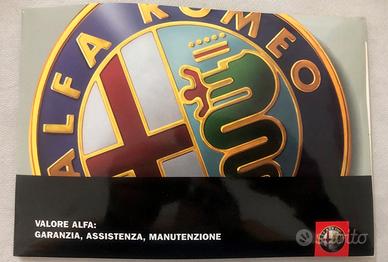 LIBRETTO GARANZIA, ASSISTENZA, MANUTENZIONE ALFA R