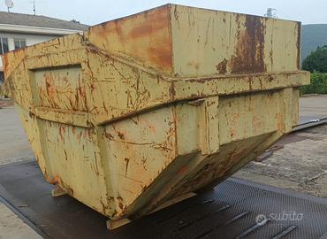cassone container  cassa per rifiuti o rottami
