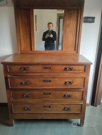 comò camera da letto mis.108x100x52 cm