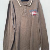 Polo Vintage Napapijri Eruggy Marrone