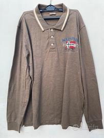 Polo Vintage Napapijri Eruggy Marrone