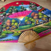 Ventagli Thailandesi da Muro - artigianato etnico