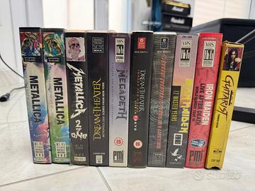 Lotto VHS Metal (Metallica, Megadeth, etc)