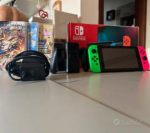 Nintendo switch 1 con scheda memoria +128gb