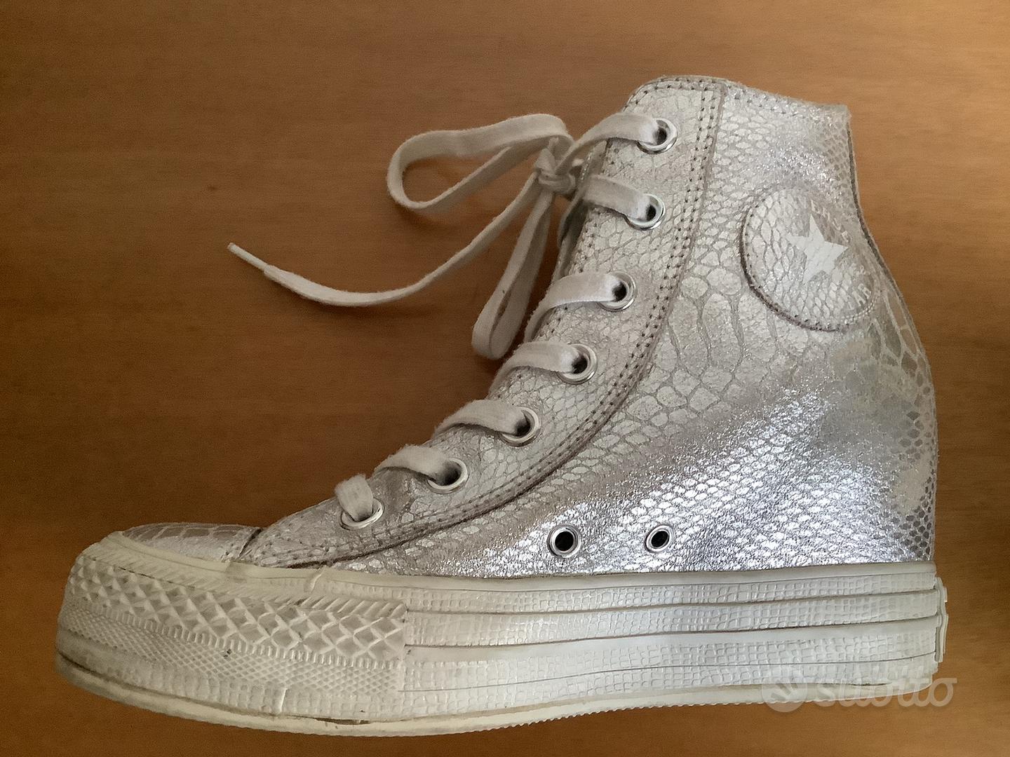 Converse n. 37 con zeppa interna Abbigliamento e Accessori In vendita a Varese