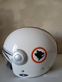 Casco Moto AS Roma - Edizione Speciale con Logo