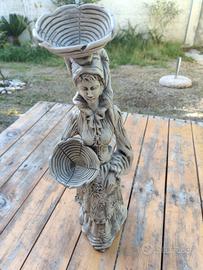 Statua fatta a mano - donna sarda