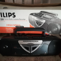 Stereo Radio cassette recorder PHILIPS vintage