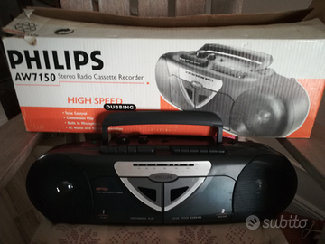 Stereo Radio cassette recorder PHILIPS vintage
