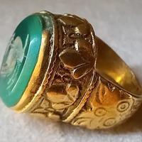 vecchio anello sigillo afghano mm 17,7 