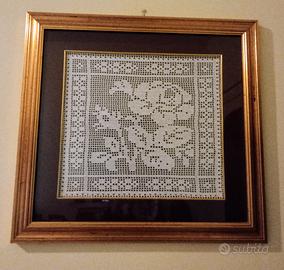 Quadro all' uncinetto 