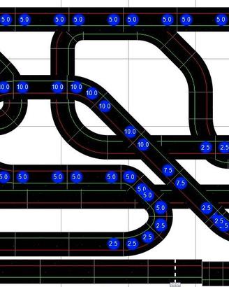 progettazione piste elettriche ninco, carrera, etc