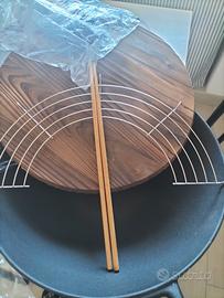 Wok in ghisa Eva