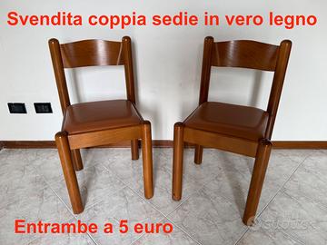 Sedie in legno modello Pisa ROBUSTE  NUOVE