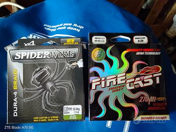 trecciato SPIDERWIRE dura4 035 300mt 