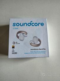 Anker Soundcore AeroClip, Cuffie Bluetooth White