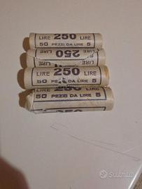 Rotolini originali 50 lire 1981-3 chiusi+1 aperto