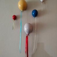 CERAMICA PALLONCINI  DA PARETE