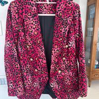 Lumina tailleur maculato fucsia