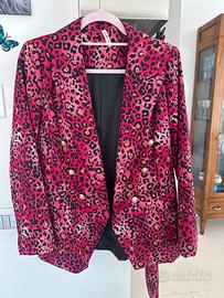 Lumina tailleur maculato fucsia