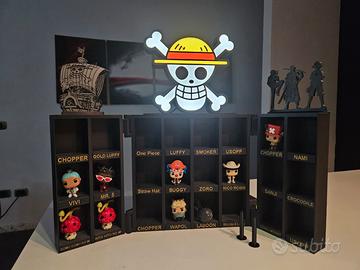 Espositore One Piece +Lightbox Teschio 