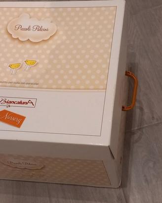 Trapunta con paracolpi Biancaluna ottime condiz.