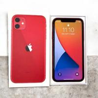 🧐 IPHONE 11 RED 128GB  DISPLAY E BATTERIA NUOVI😃