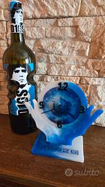 orologio del Napoli in resina epossidica