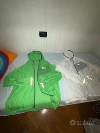 k-way Nike verde bianco L