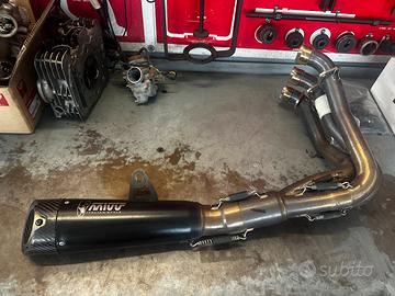 Scarico mivv per triumph trident 660