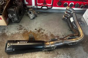 Scarico mivv per triumph trident 660