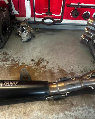 Scarico mivv per triumph trident 660