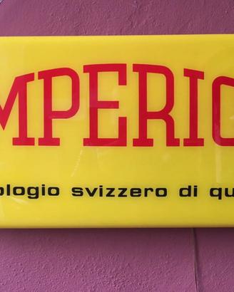 insegna luminosa vintage anni 70 epoca
