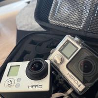 Coppia GoPro HERO 4 Black + HERO 3 White