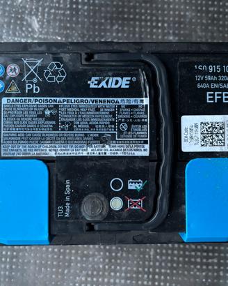 Batteria auto exide
