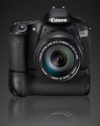 Canon 60D kit Obiettivo 17-85mm IS e Battery grip