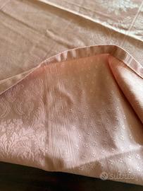 Foulard  rosa per letto ad 1 piazza e mezza
