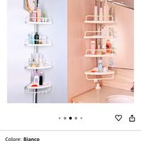 Mensola da doccia telescopica angolare