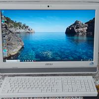 Computer MSI all one 22 pollici full-hd perfetto.