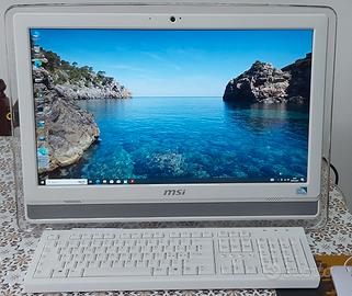 Computer MSI all one 22 pollici full-hd perfetto.