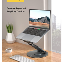 Stand porta pc in metallo rotante