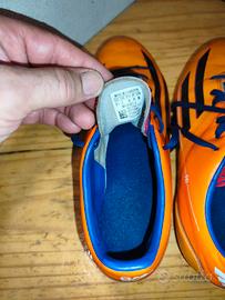 scarpe da calcio arancioni tg 40 perfette