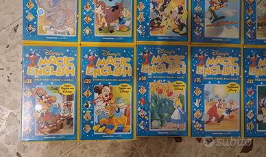 Disney Magic English – Set COMPLETO VHS con box or