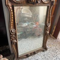 Specchio antico intarsiato