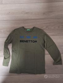 Maglia Benetton bambino verde