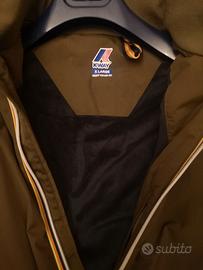 Giubbino uomo Kway invernale XL bomber cachi 