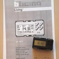 Cronotermostato Bticino Living Classic Art. 4477
