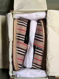 Espadrillas Burberry come nuove 42 come nuove