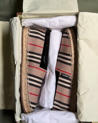 Espadrillas Burberry come nuove 42 come nuove